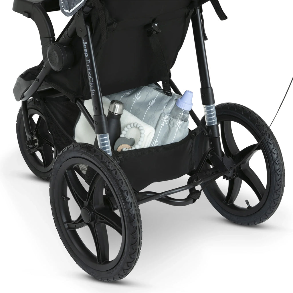 2026 NewJeep TurboGlyde Jogging Stroller by Delta Children, Black