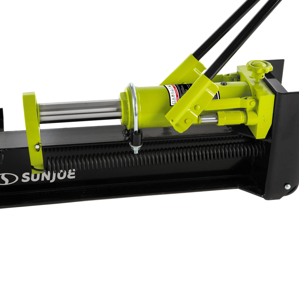 2026 NewSun Joe Hydraulic Steel Beam Log Splitter, 10 Ton Capacity Firewood Tool, Green, LJ10M