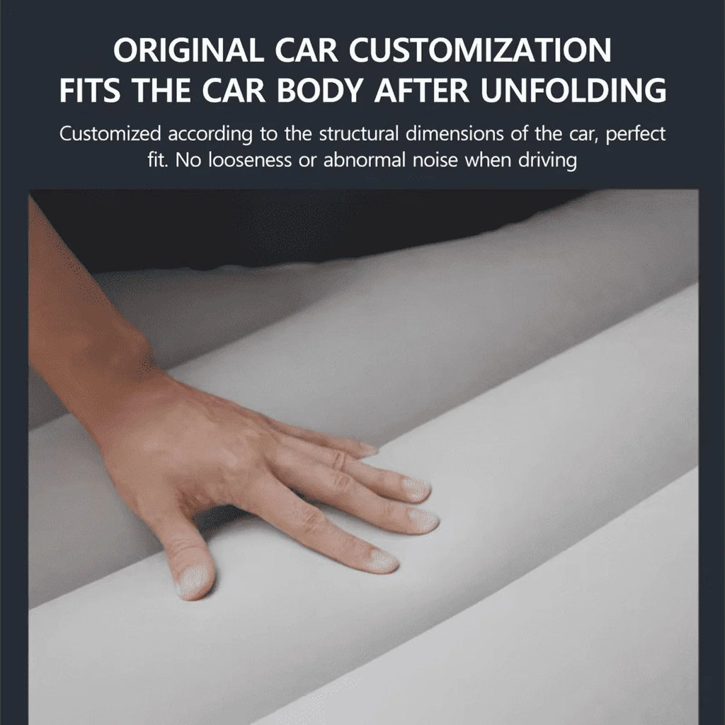 Car Inflatable Mattress For Tesla Model Y Juniper 2021-2025 PVC Flocking Portable Foldable Travel Bed Outdoor Travel Camping Air Mattress